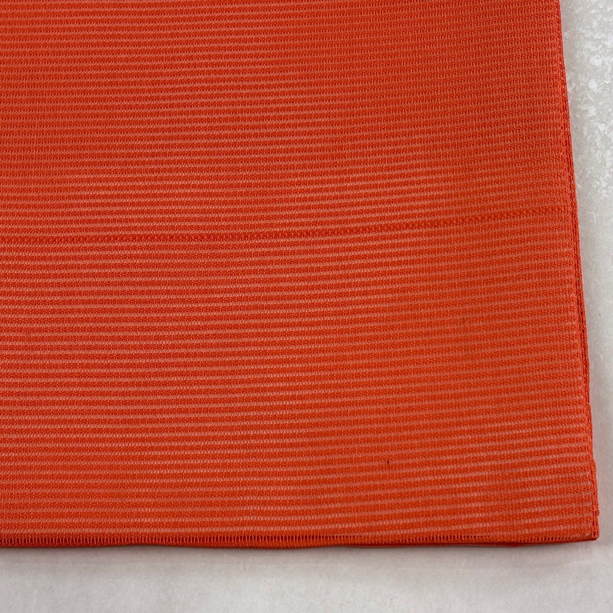 開き名古屋帯 優品 夏帯 絽 花 刺繍 オレンジ 正絹｜中古・古着