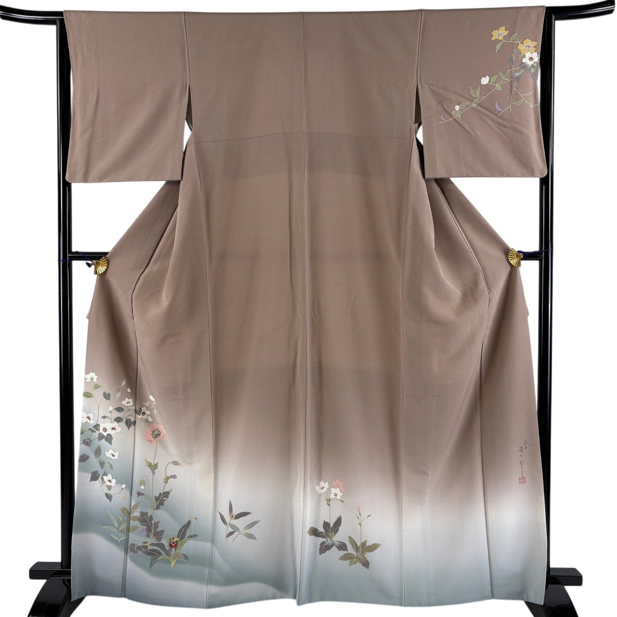 ジャンク品 二代目 清次郎 カワセミ 絵 落款あり 着物 二代目清次郎｜バイセルオンライン 中古・リサイクル着物【公式