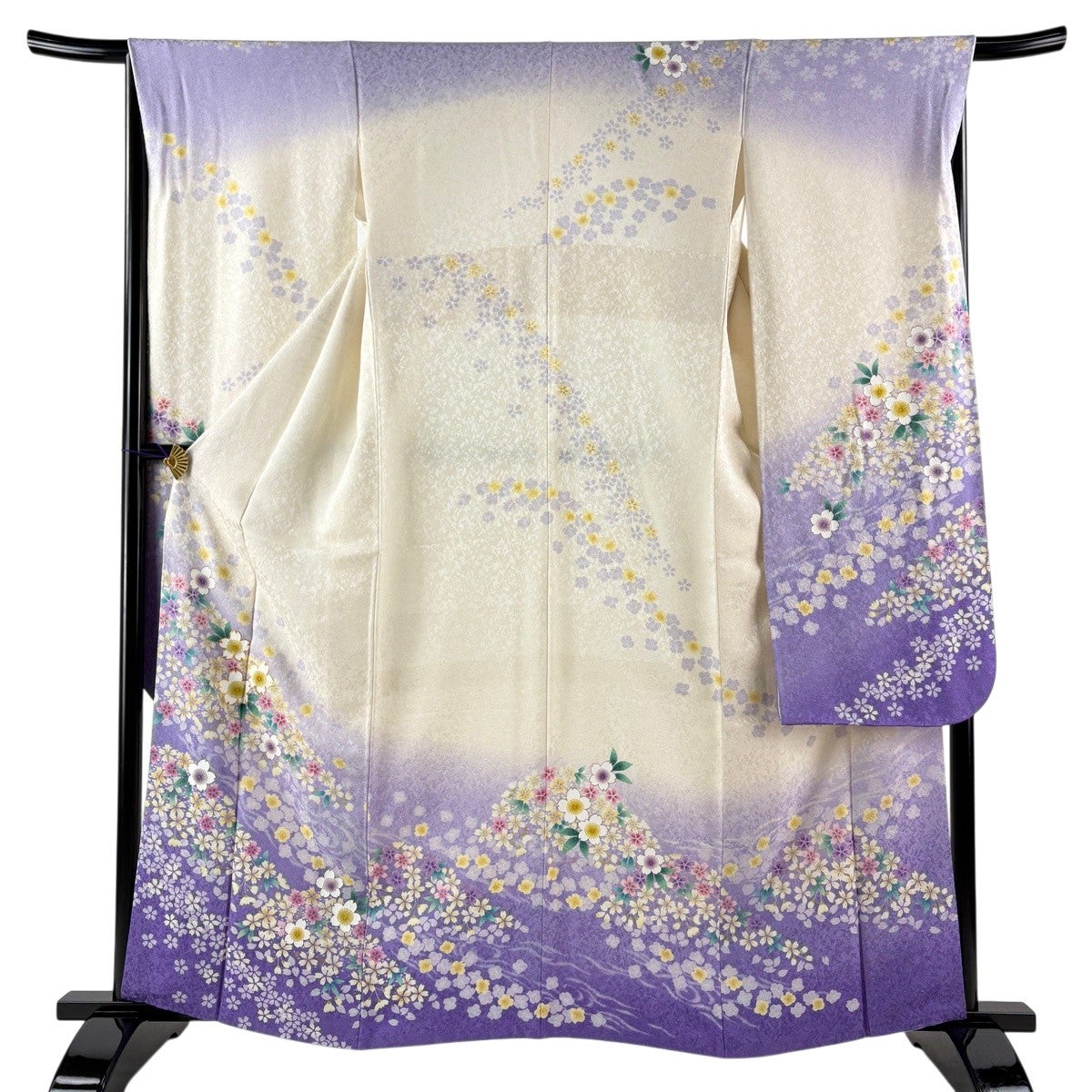 美品】 振袖 身丈163.5cm 裄丈70cm 正絹 名品 【】 振袖 身丈163cm 裄