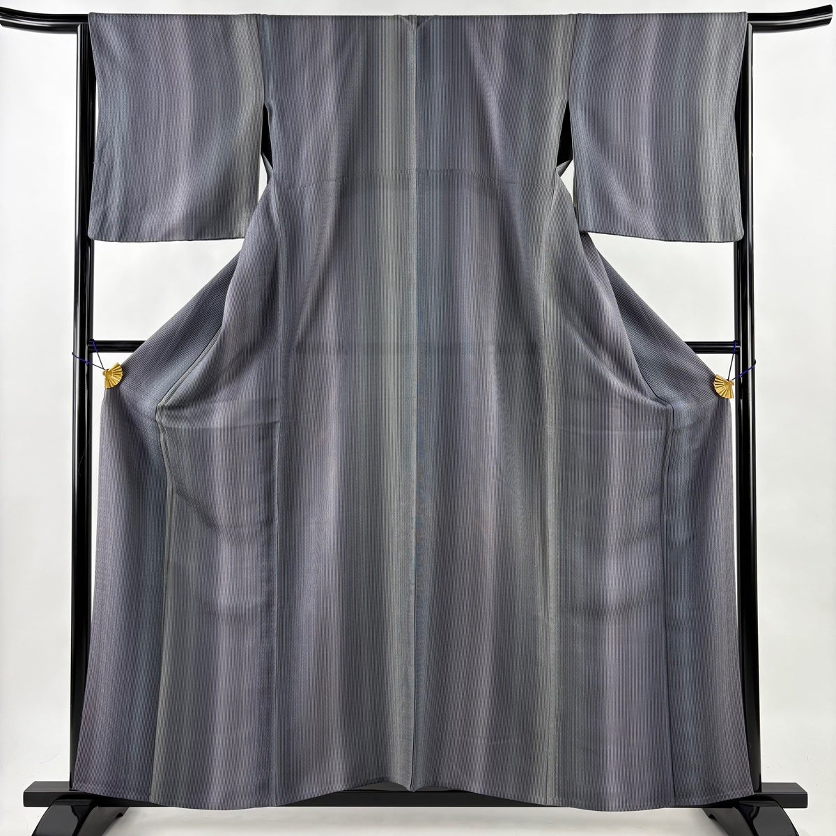 小紋 美品 名品 身丈164.5cm 裄丈65cm 正絹 【中古】 美品】 小紋 身丈164.5cm 裄丈65cm M 単衣 洗える着物 花唐草