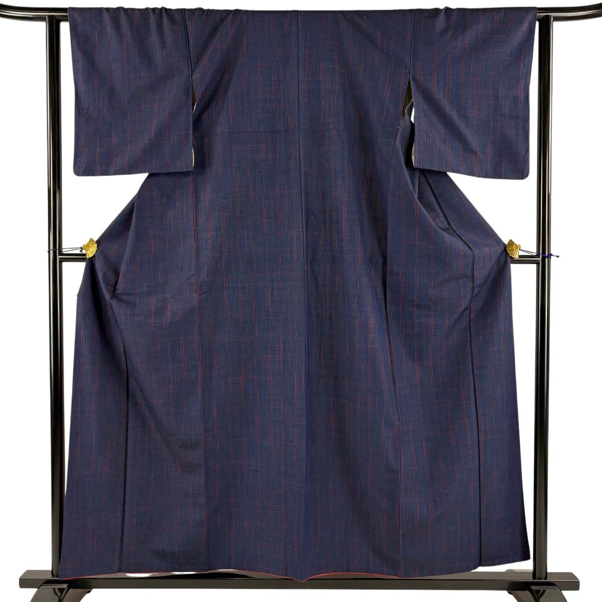 【美品】 紬 身丈159.5cm 裄丈62cm 正絹 逸品 【中古】 美品】 紬 身丈159cm 裄丈62.5cm S 袷 綿薩摩 160亀甲 幾何学 黄土色