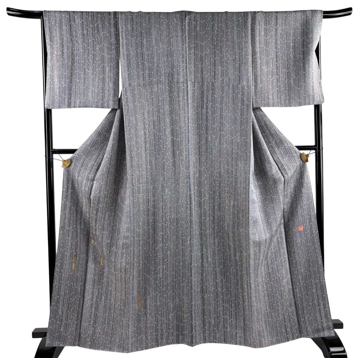 美品】 付下げ 身丈164.5cm 裄丈67.5cm L 袷 二代目 久保田一竹 落款