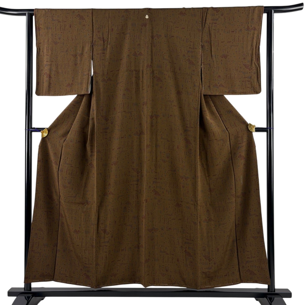 美品】 江戸小紋 身丈152.5cm 裄丈61cm S 袷 人間国宝 中村勇二郎 落款