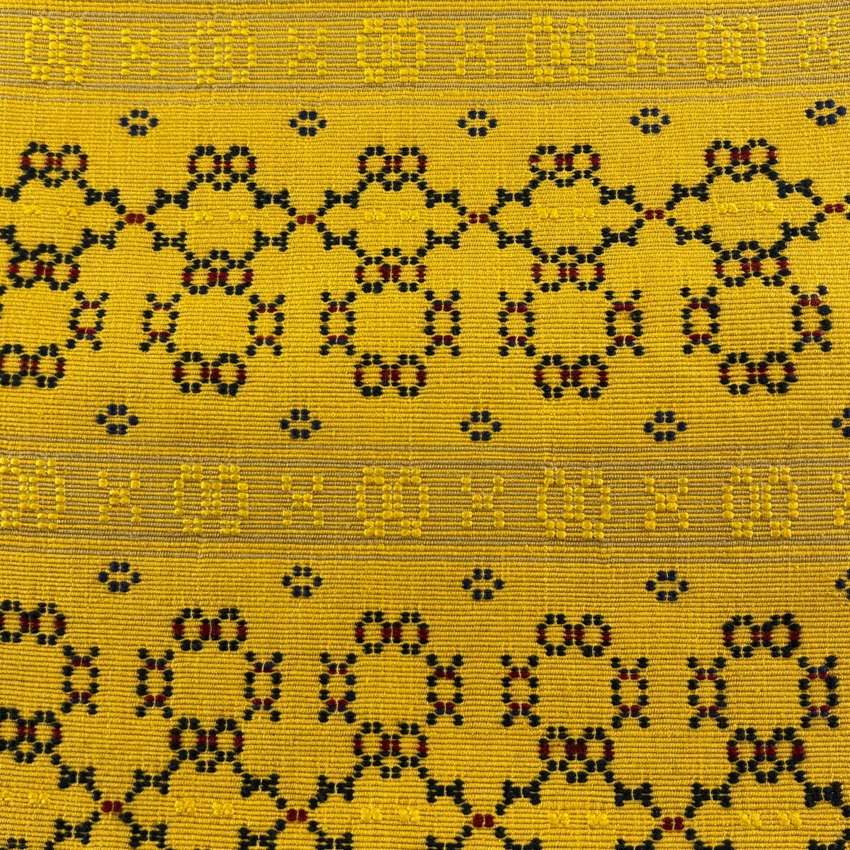 美品】 名古屋帯 逸品 証紙あり 本場琉球 南風原花織 大城一夫 草木染