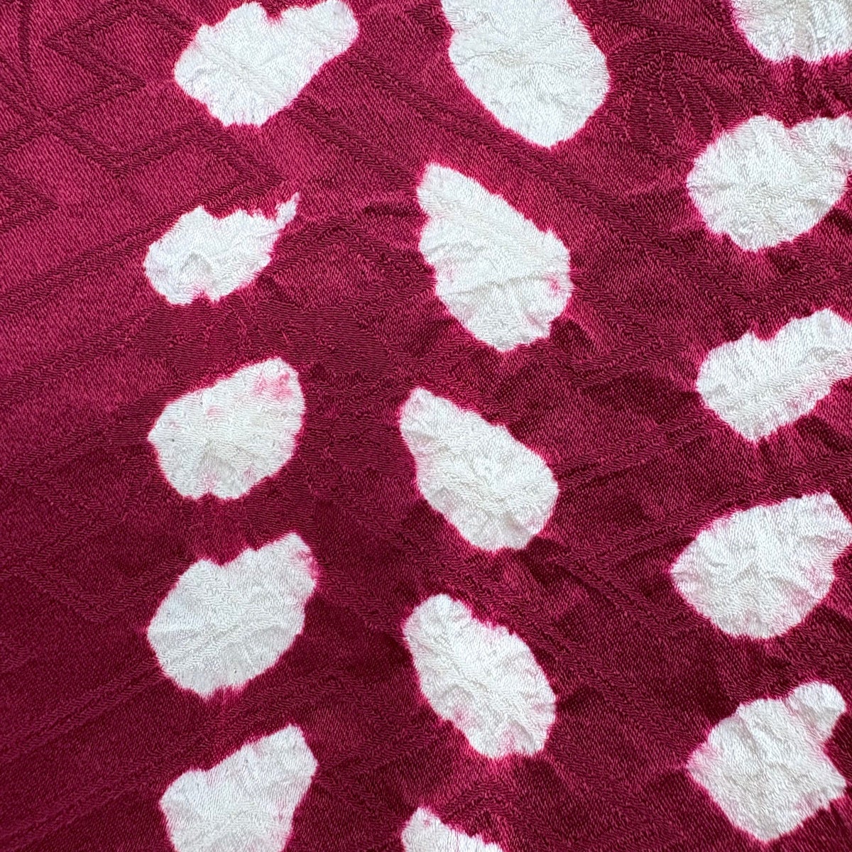 振袖 身丈155cm 裄丈62.5cm S 袷 花籠 笠松 刺繍 絞り 赤 正絹 名品