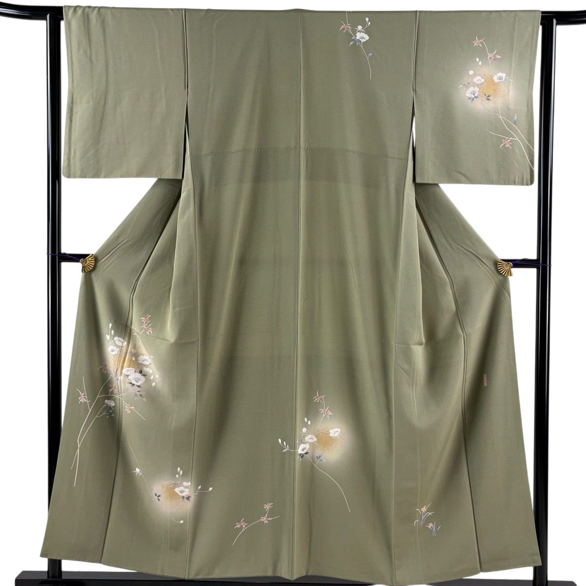最終価格】 70%OFF 【美品】 付下げ 身丈154cm 裄丈63cm S 袷 枝花