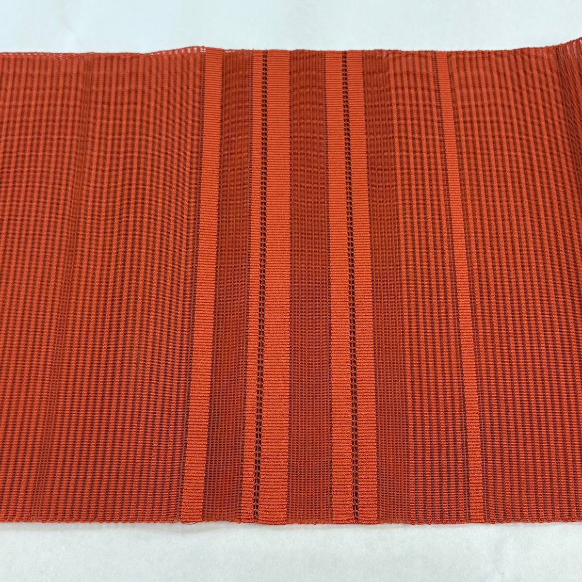 美品】 名古屋帯 優品 夏帯 絽 八寸名古屋帯 松葉仕立て 幾何学模様