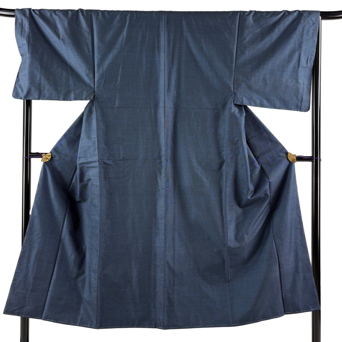美品】 男着物 身丈153cm 裄丈74cm L 袷 大島紬 アンサンブル 証紙あり