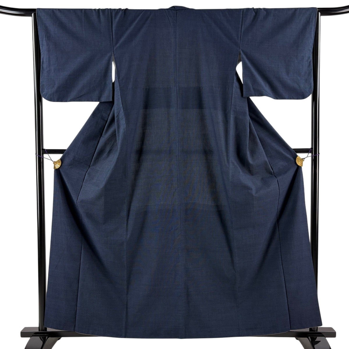 美品】 紬 身丈159cm 裄丈65cm M 袷 本さつま 永江明夫 落款あり 亀甲