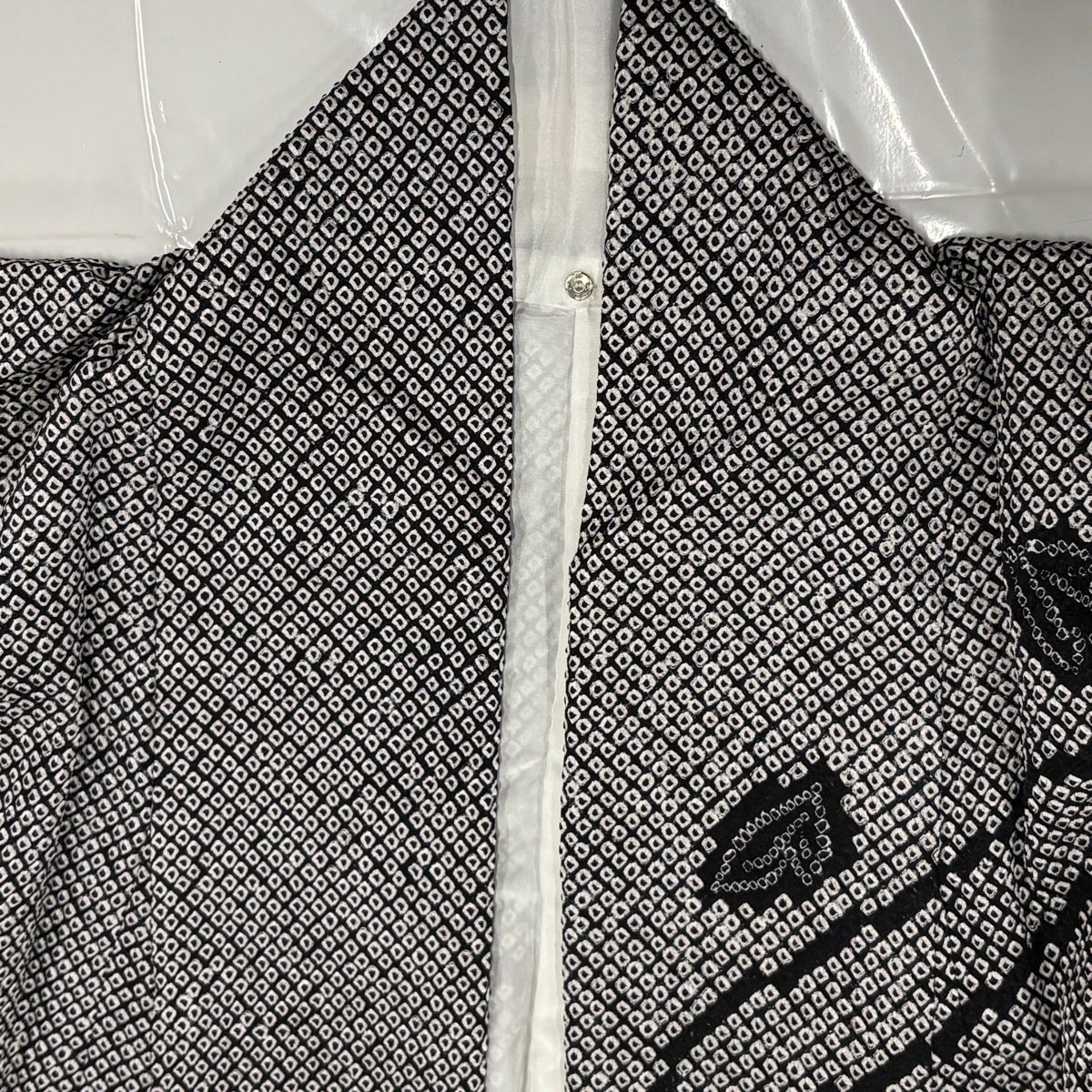 美品】 訪問着 身丈155cm 裄丈62cm S 袷 葉柄 総絞り 黒 正絹 名品