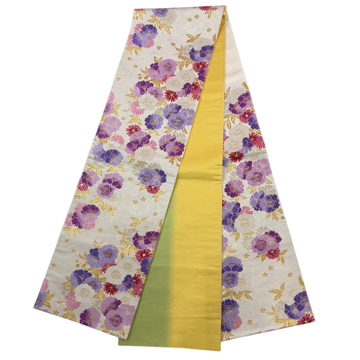 美品】 振袖 身丈170cm 裄丈68.5cm L 袷 袋帯フルセット 桜 桜の花びら