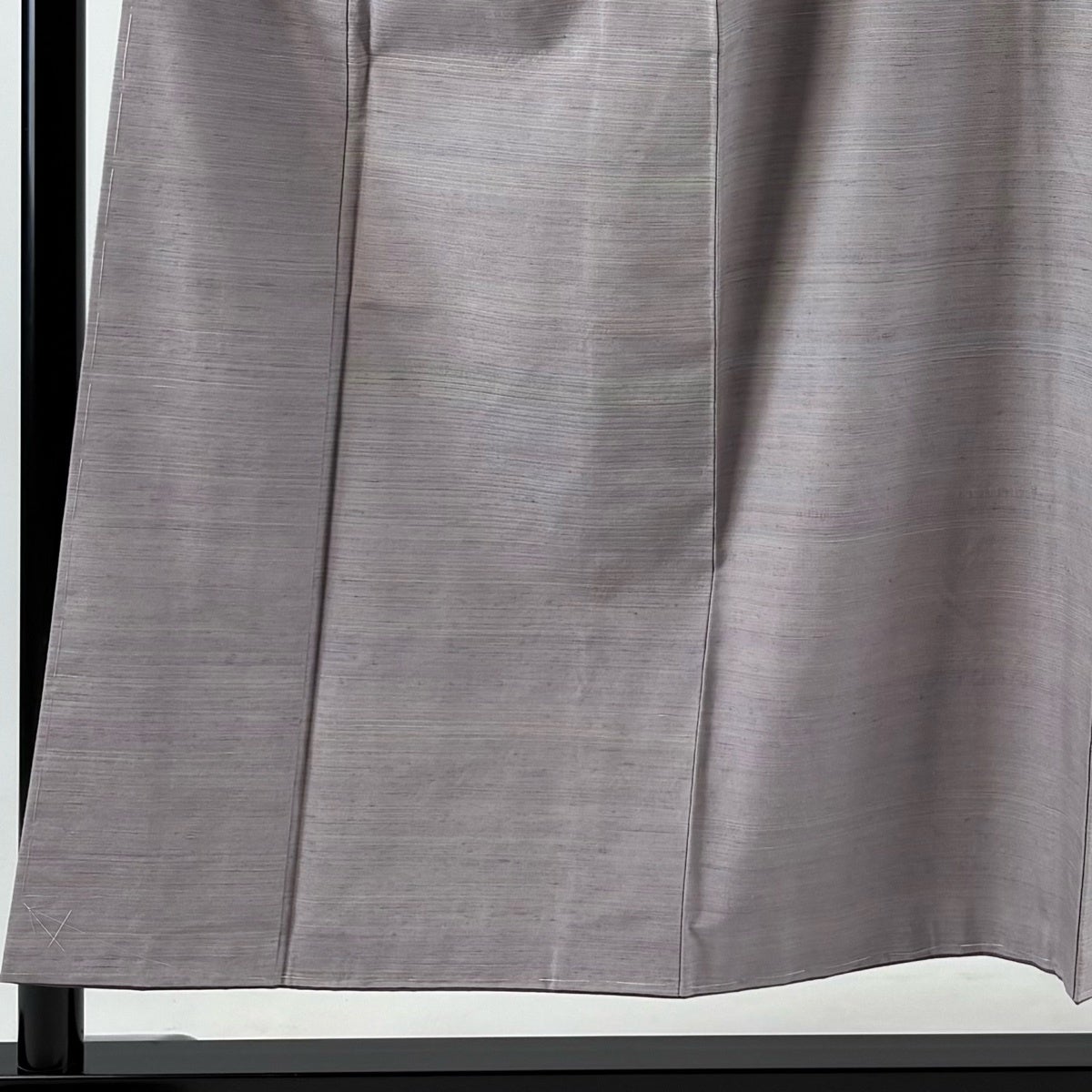 美品】 紬 身丈152.5cm 裄丈65.5cm M 袷 灰紫 正絹 秀品｜中古・古着