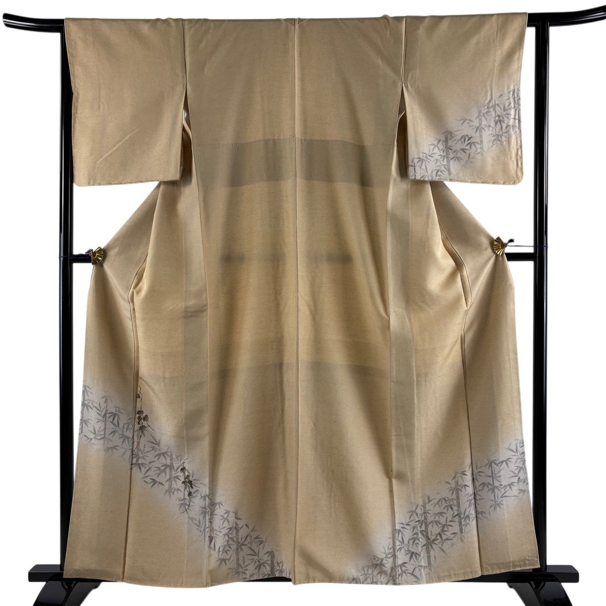 美品】 袋帯 名品 葡萄 箔 灰色 六通 正絹｜中古・古着・リサイクル