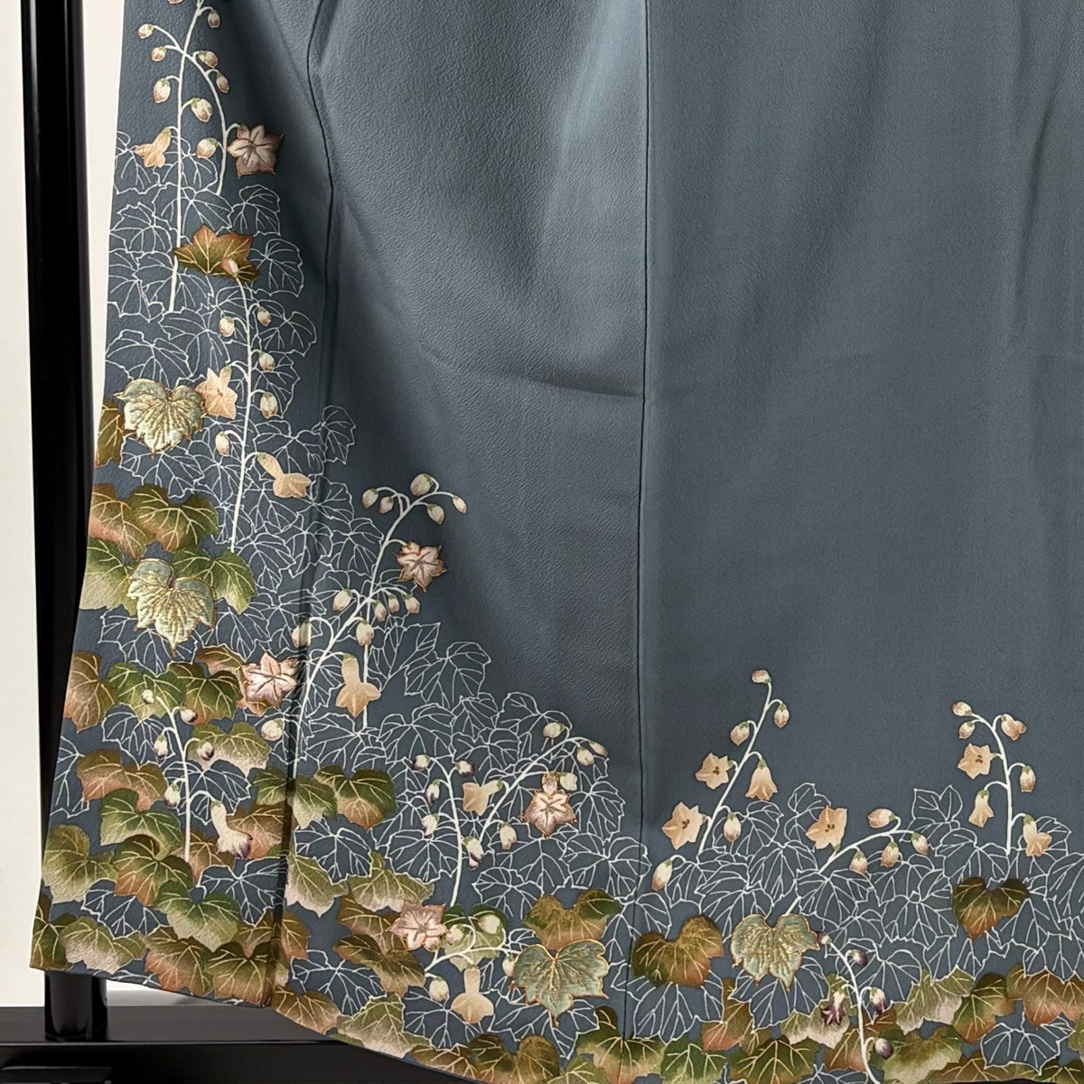 付下げ 身丈158.5cm 裄丈65cm M 袷 花井幸子 やまと 落款あり 蔦 草花