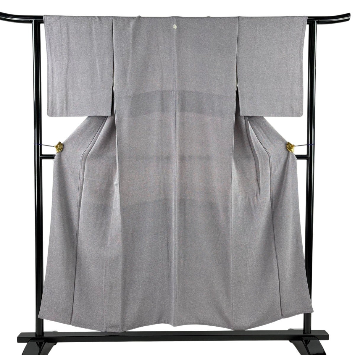 江戸小紋 身丈153cm 裄丈62cm S 袷 鮫 紫 正絹 秀品｜中古・古着
