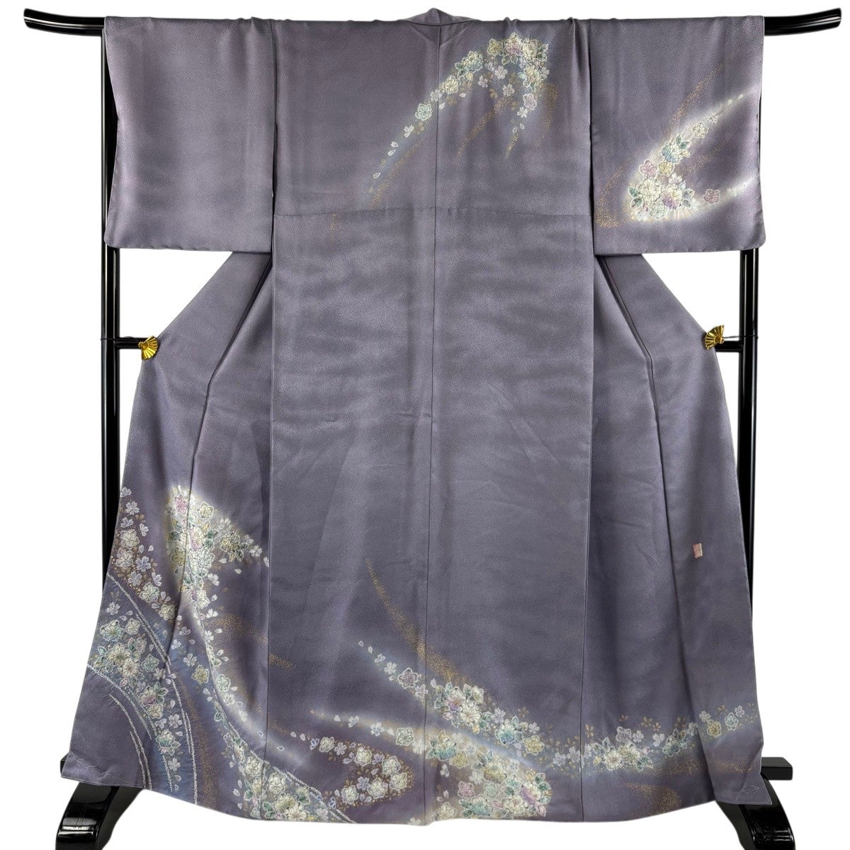 ＧＷセール‼️美品‼️ボルドーカラー⭐︎辻ヶ花　裄70cm 訪問着 辻が花｜バイセルオンライン 中古・リサイクル着物【公式】通販サイト
