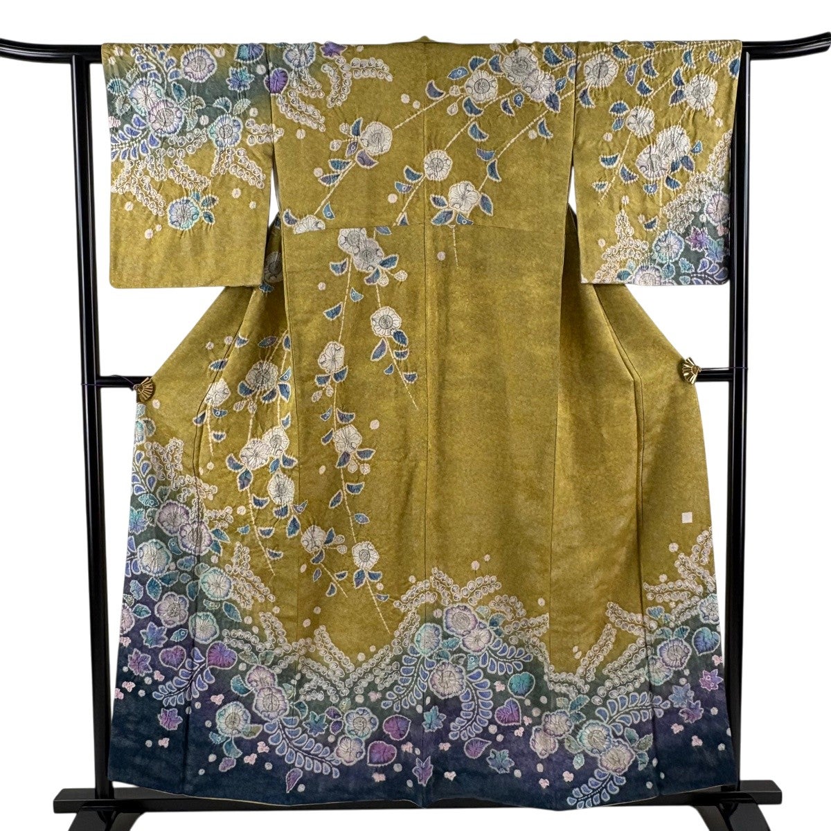 ＧＷセール‼️美品‼️ボルドーカラー⭐︎辻ヶ花　裄70cm 訪問着 訪問着 辻が花｜バイセルオンライン 中古・リサイクル着物【公式】通販