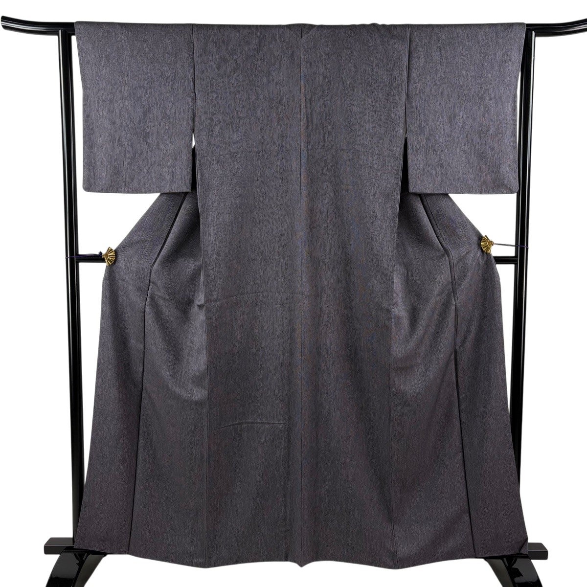 美品】 お召 身丈158.5cm 裄丈63.5cm S 袷 落款あり 寄せ柄 七宝文