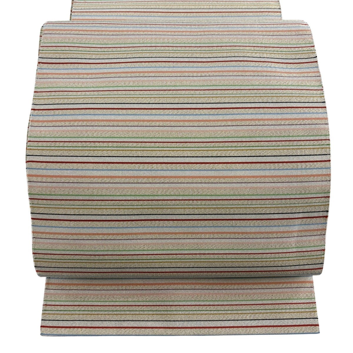 美品】 名古屋帯 秀品 八寸名古屋帯 松葉仕立て 扇面 枝梅 金銀糸 綴れ
