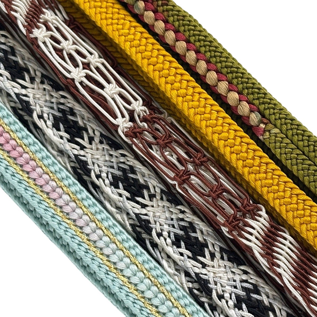 帯締め 優品 帯締め5本セット 深緑 正絹 和装小物｜中古・古着