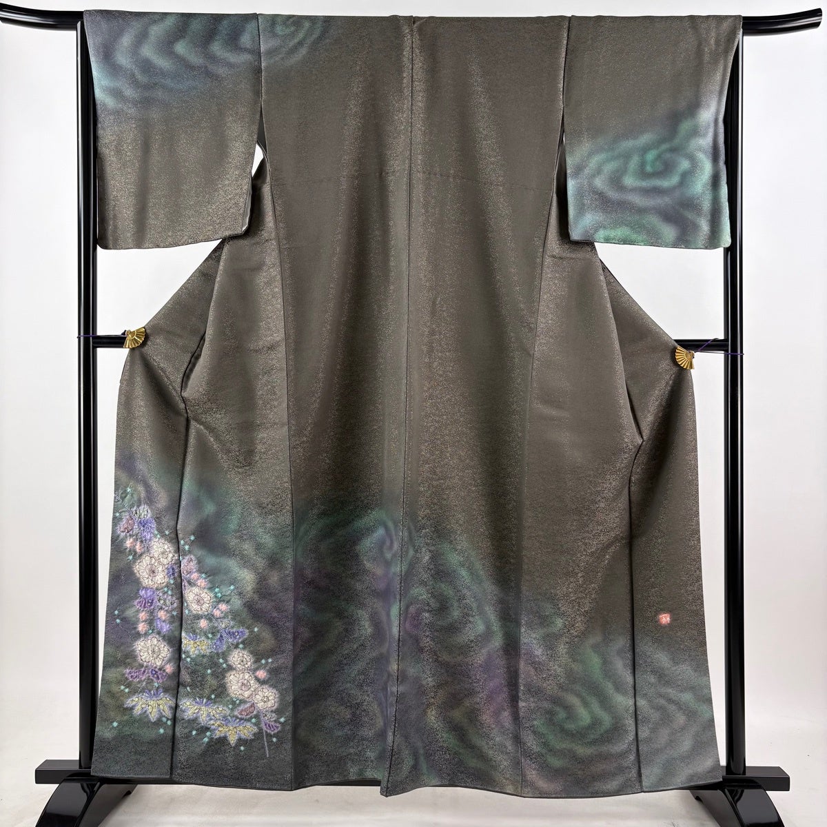 美品】 付下げ 身丈159cm 裄丈66.5cm M 袷 二代目 久保田一竹 共箱付き