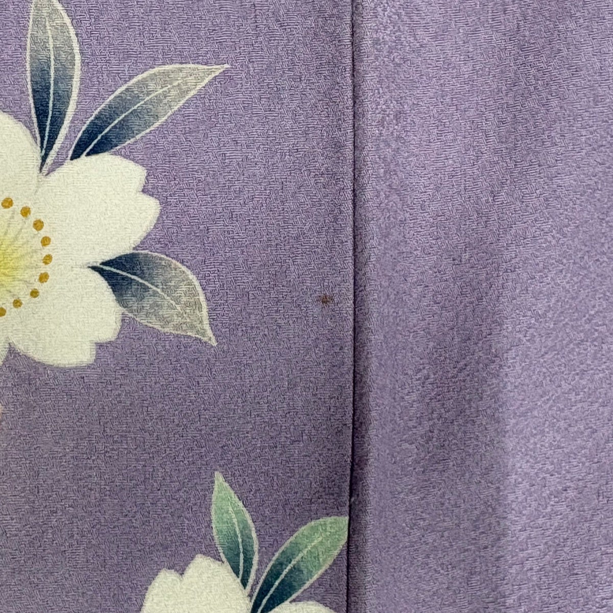 振袖 身丈162cm 裄丈69cm L 袷 桜 組紐 金糸 金彩 薄紫 正絹 秀品