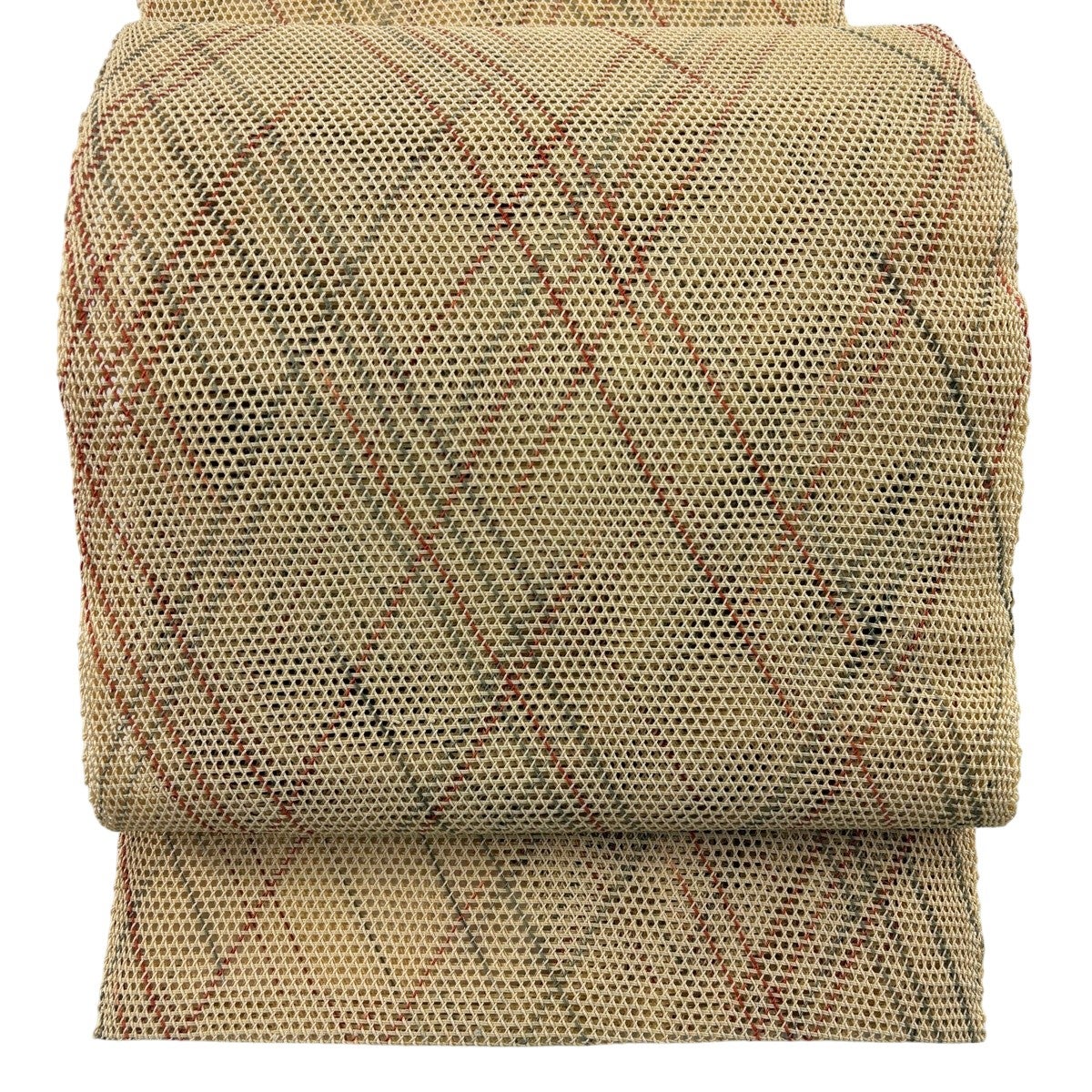 名古屋帯 秀品 草花 萩 金銀糸 金銀彩 ベージュ 正絹｜中古・古着