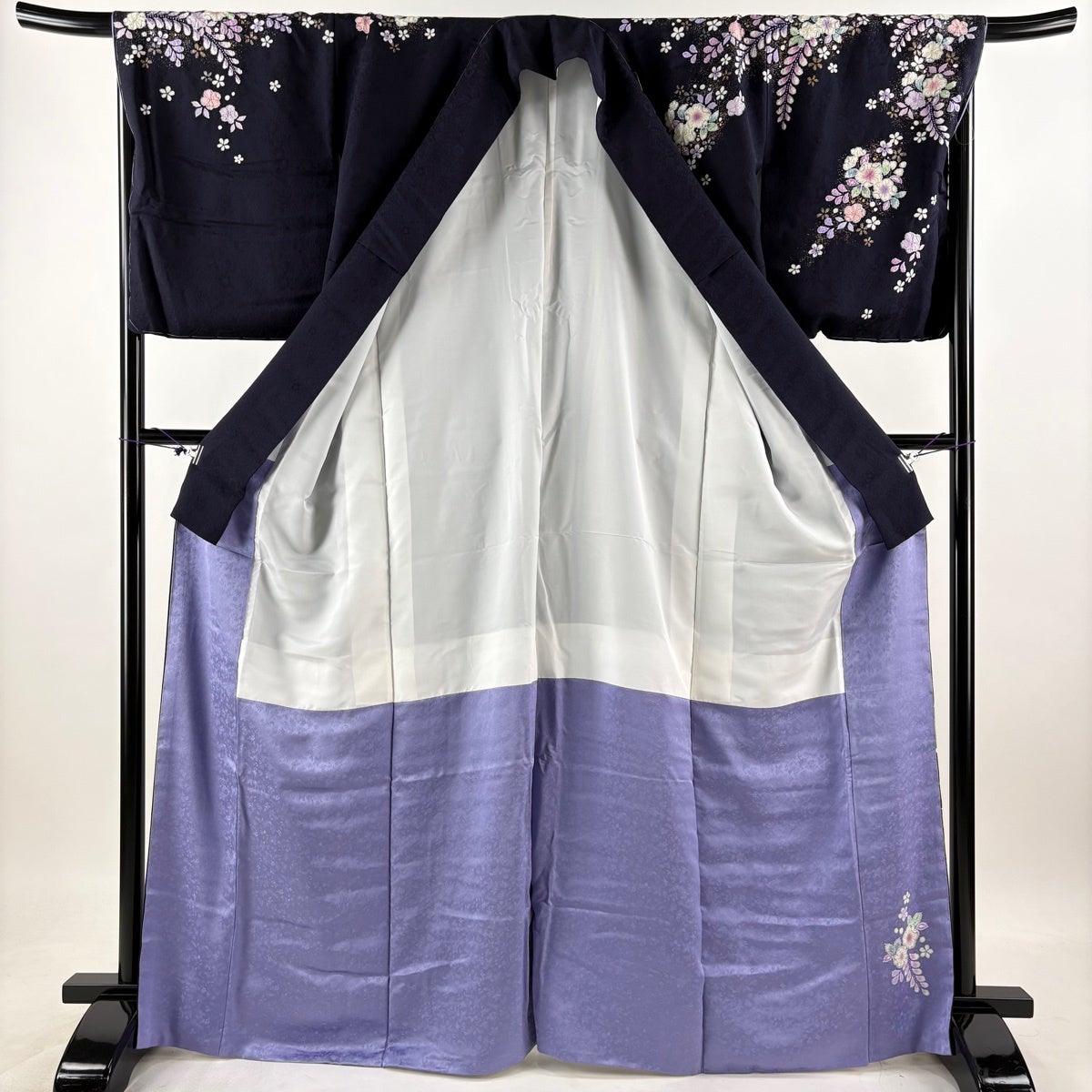訪問着 身丈167cm 裄丈69.5cm L 袷 翠山工房 やまと 落款あり 辻が花