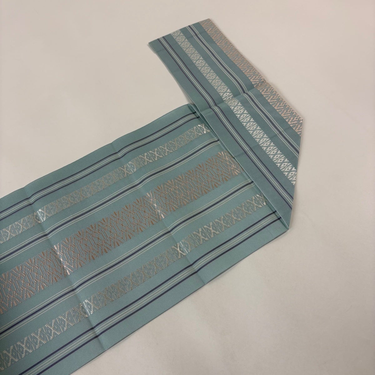 美品】 名古屋帯 名品 証紙あり 夏帯 紗 博多織 八寸名古屋帯 松葉