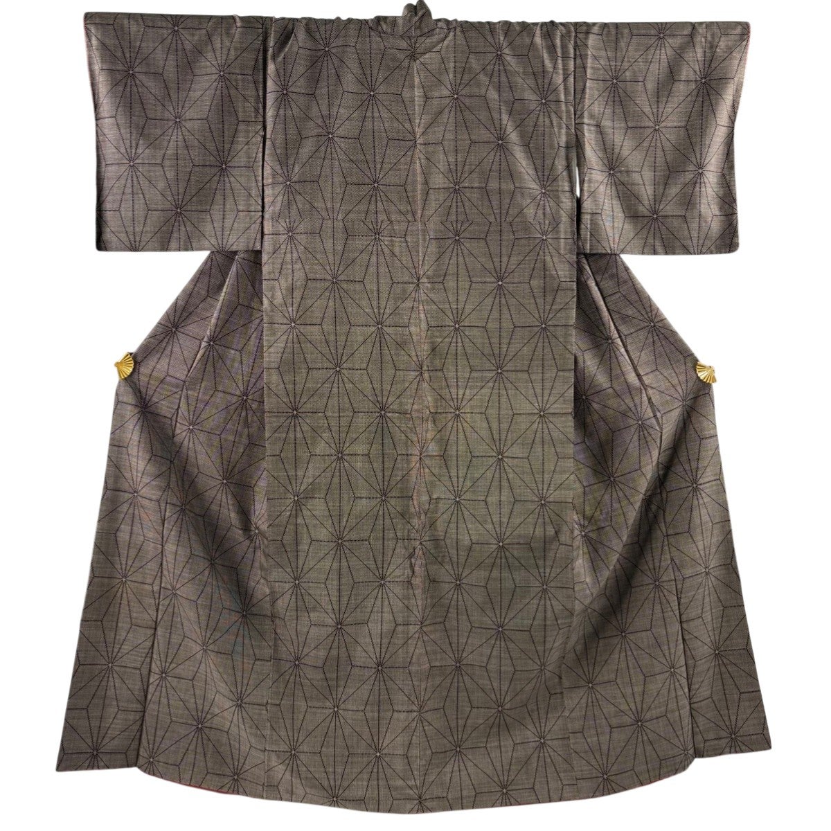 【美品】 紬 身丈160.5cm 裄丈65cm 正絹 秀品 【中古】 紬 身丈160.5cm 裄丈66.5cm 正絹 秀品 【中古】の通販 by バイセル