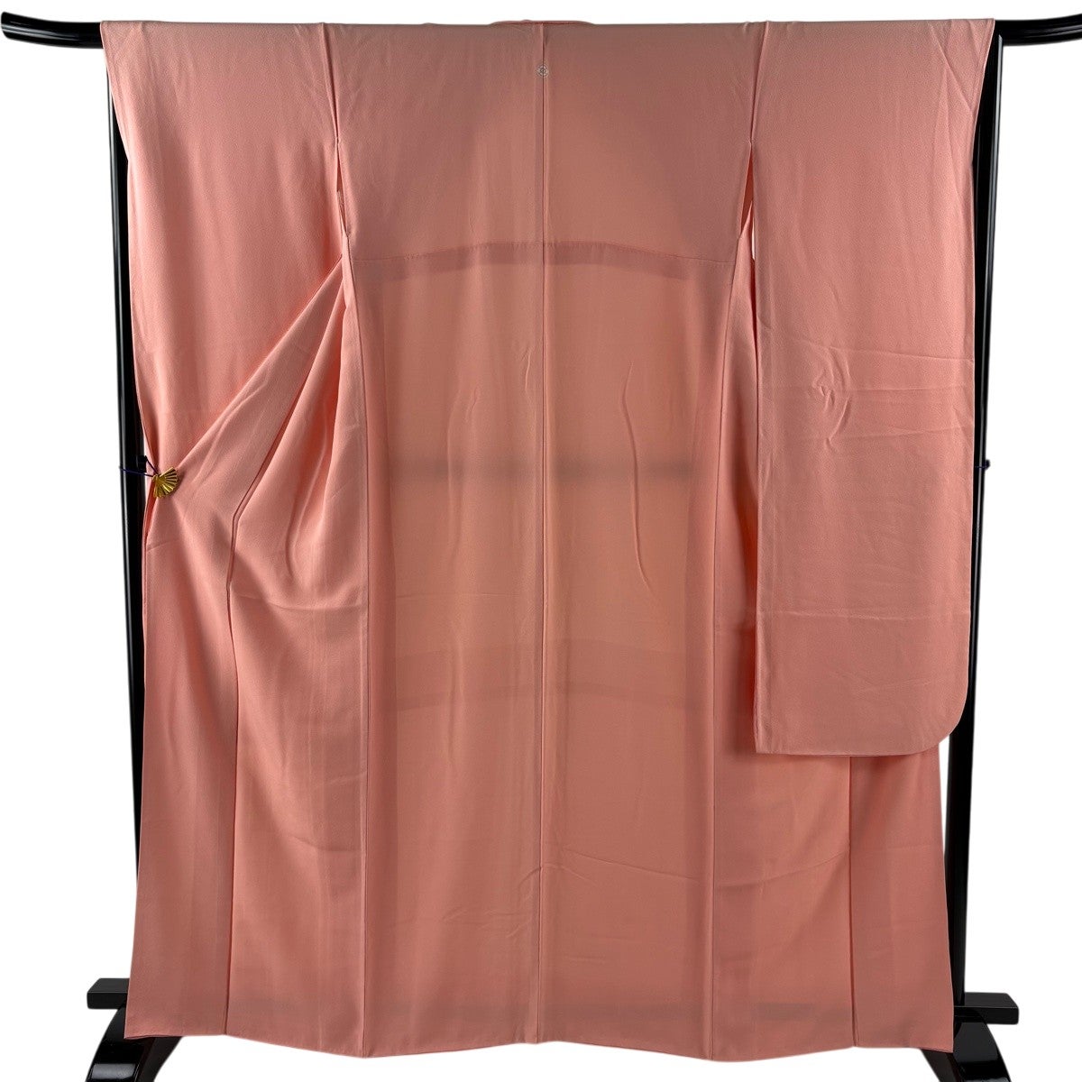美品】 振袖 身丈164cm 裄丈66cm M 袷 ピンク 正絹 秀品 一つ紋｜中古
