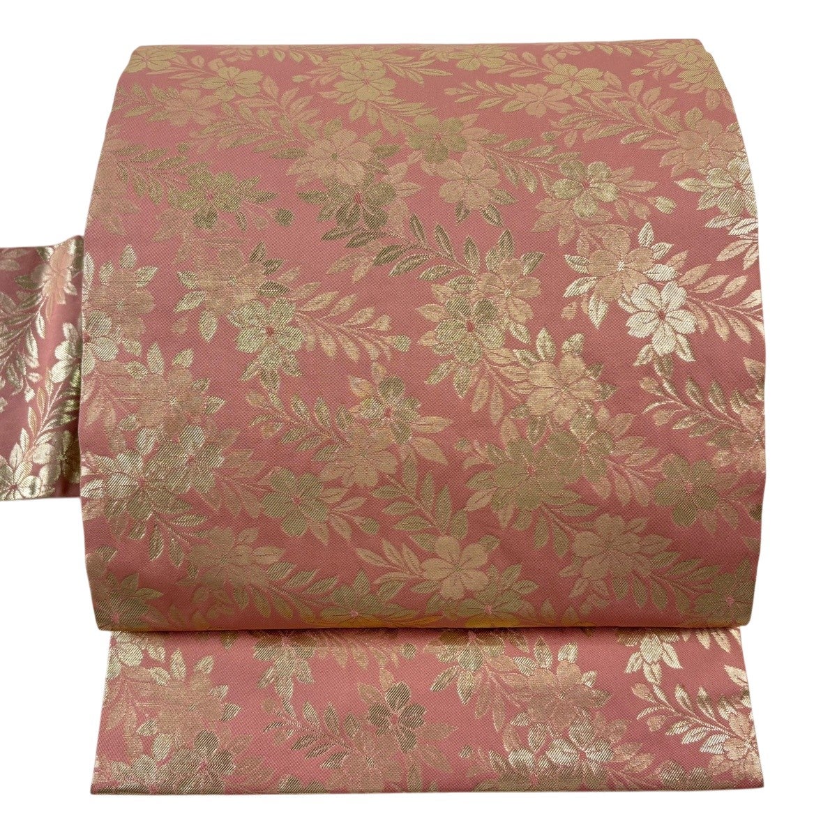 美品】 名古屋帯 優品 桜 箔 ピンク 正絹｜中古・古着・リサイクル着物