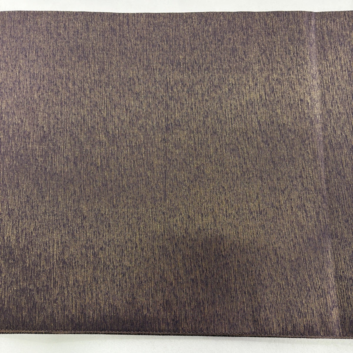 美品】 袋帯 名品 落款あり 辻が花 箔 金糸 灰紫 お太鼓柄 正絹｜中古
