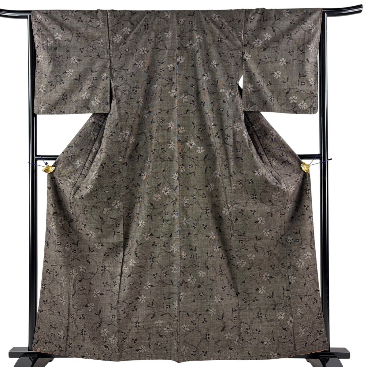 【美品】 小紋 身丈161cm 裄丈64.5cm 正絹 秀品 【中古】 美品】 小紋 身丈161.5cm 裄丈64.5cm 正絹 秀品 【中古】の通販 by