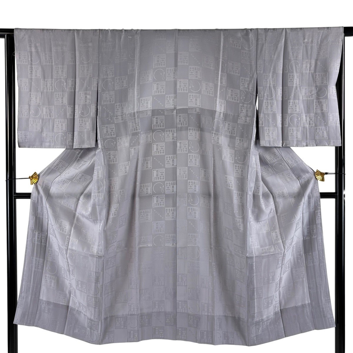 美品】 長襦袢 身丈129cm 裄丈65.5cm M 想屋 やまと 灰紫 正絹 秀品