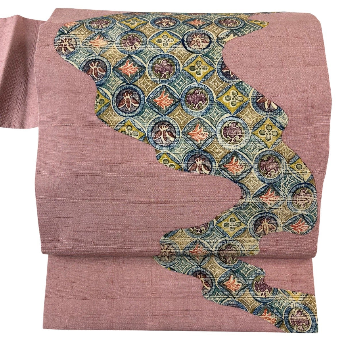 美品】 名古屋帯 名品 佐伯武晴 落款あり 証紙あり じゅらく 草花 鳥