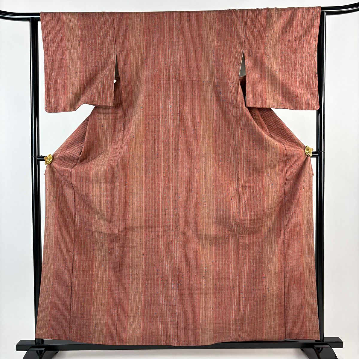 在庫一掃】 付下げ 身丈167.5cm 裄丈66cm M 袷 樽本伊勢蔵 落款あり 貝