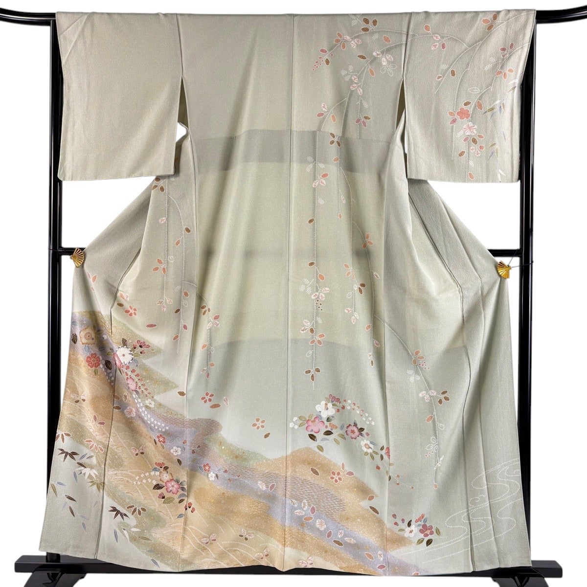 訪問着 身丈158.5cm 裄丈65.5cm 正絹 名品 【】 訪問着 身丈158.5cm 裄