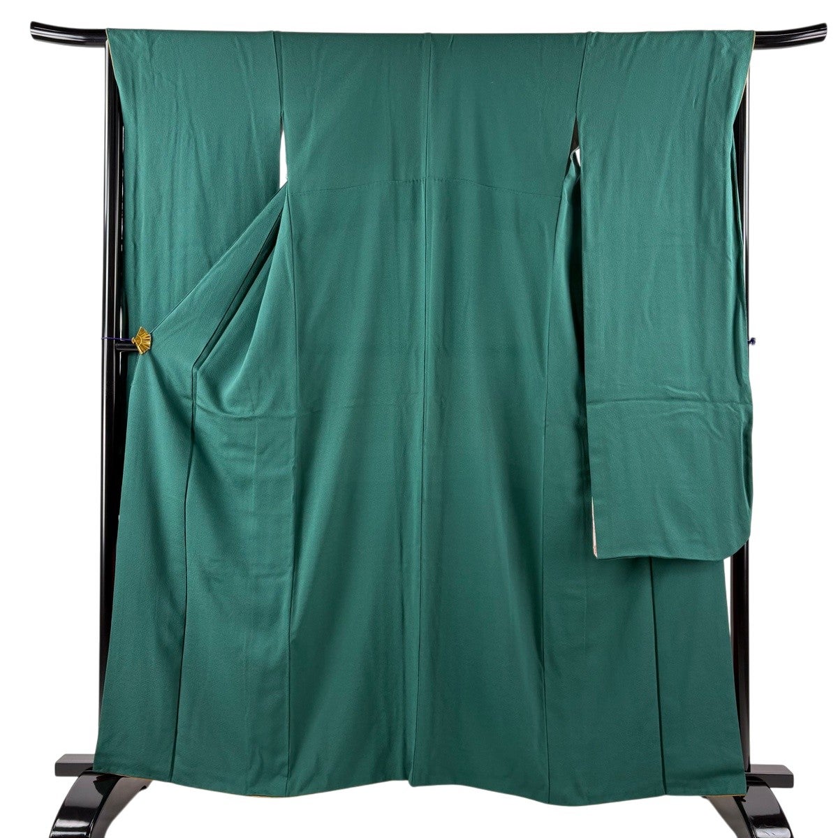 振袖 身丈161.5cm 裄丈66cm M 袷 緑 正絹 名品｜中古・古着