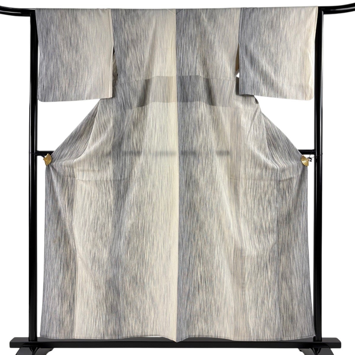 紬 身丈151.5cm 裄丈62.5cm S 袷 葡萄 焦茶色 正絹 名品 【】 【公式通販】
