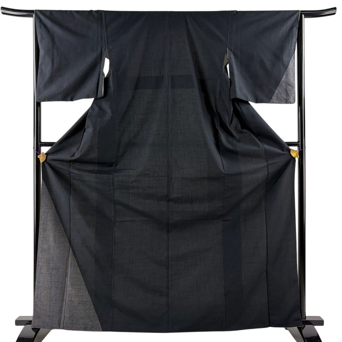 紬　袷　正絹　黒無地　身丈164裄66.5 身幅大きめ 000003035553-01.jpg?size=l&w=
