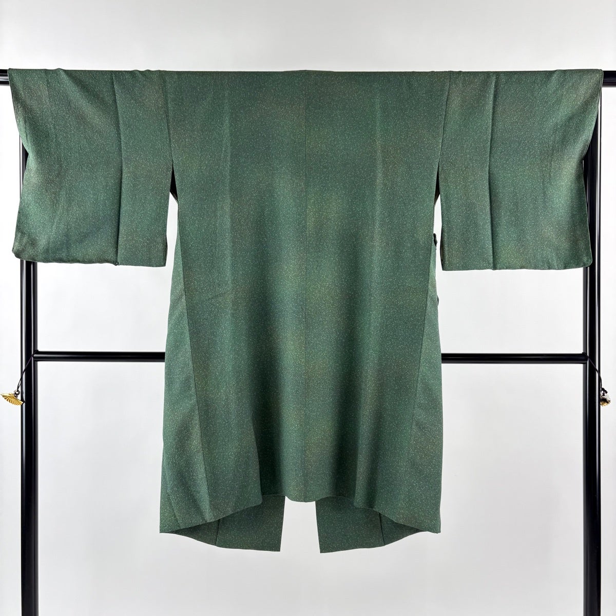 美品】 道中着 身丈91cm 裄丈63.5cm S 本泥染 和装コート 証紙あり