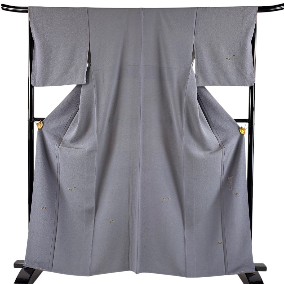 美品】 訪問着 身丈163cm 裄丈64.5cm M 袷 山口美術織物 紬地 落款あり