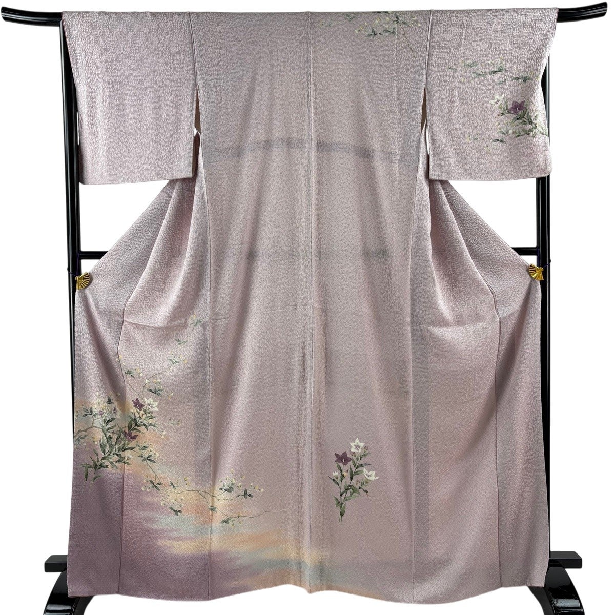 訪問着 身丈166cm 裄丈64cm 正絹 秀品 【】 色無地 身丈166.5cm 裄
