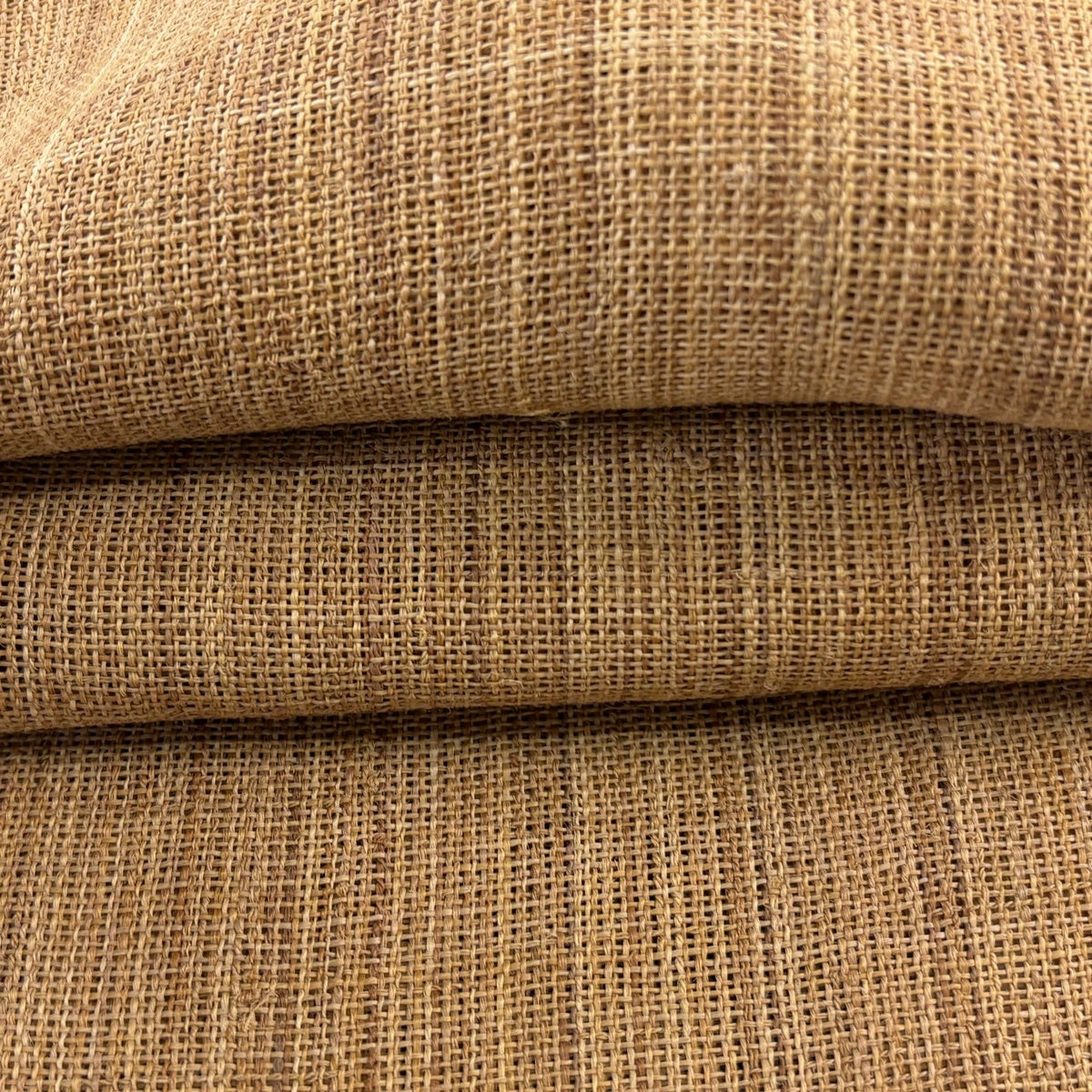 美品】名古屋帯 逸品 八寸名古屋帯 松葉仕立て 夏帯 薄茶色 科｜中古
