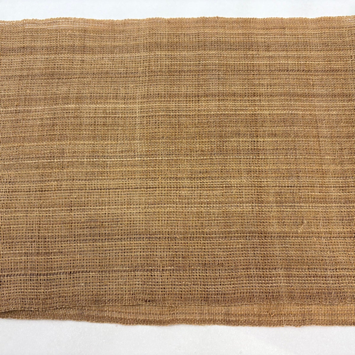 美品】名古屋帯 逸品 八寸名古屋帯 松葉仕立て 夏帯 薄茶色 科｜中古