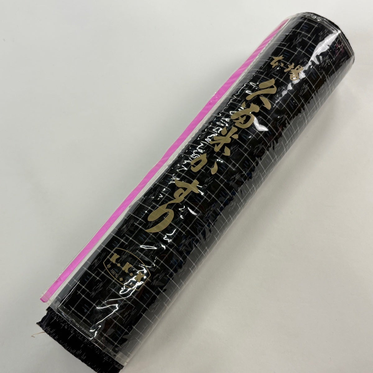 反物 逸品 紬 久留米絣 証紙 幾何学 黒 綿｜中古・古着・リサイクル
