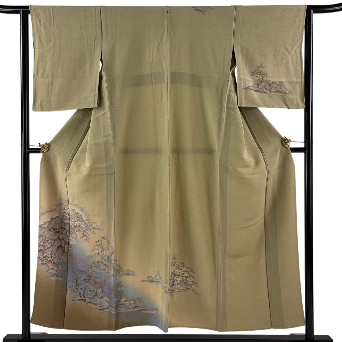 【美品】 道行 身丈109cm 裄丈63cm 正絹 名品 【中古】 道中着 身丈109cm 裄丈69cm 正絹 逸品 【中古】の通販 by バイセル