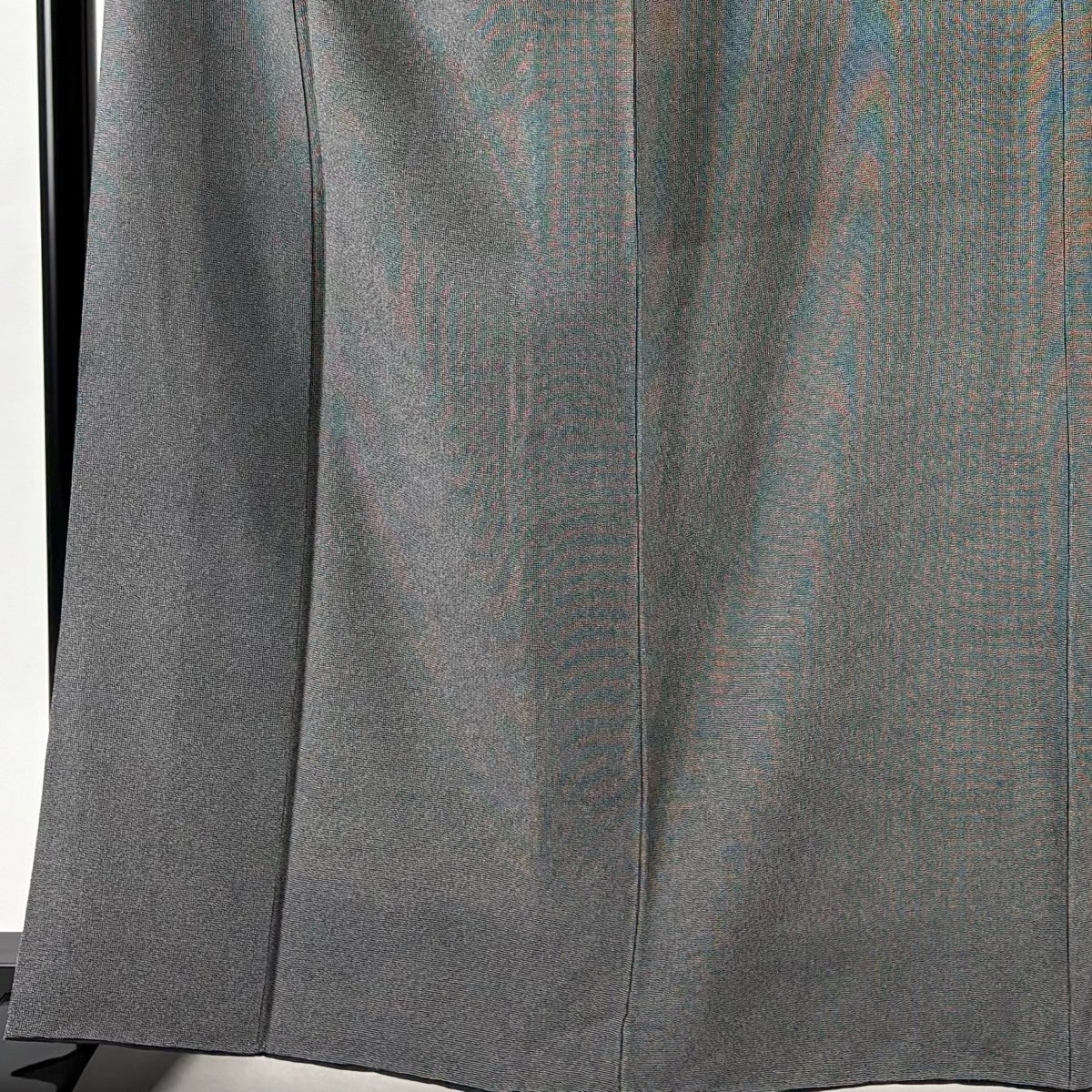 美品】 江戸小紋 身丈162.5cm 裄丈65cm M 袷 落款あり 角通し 黒灰