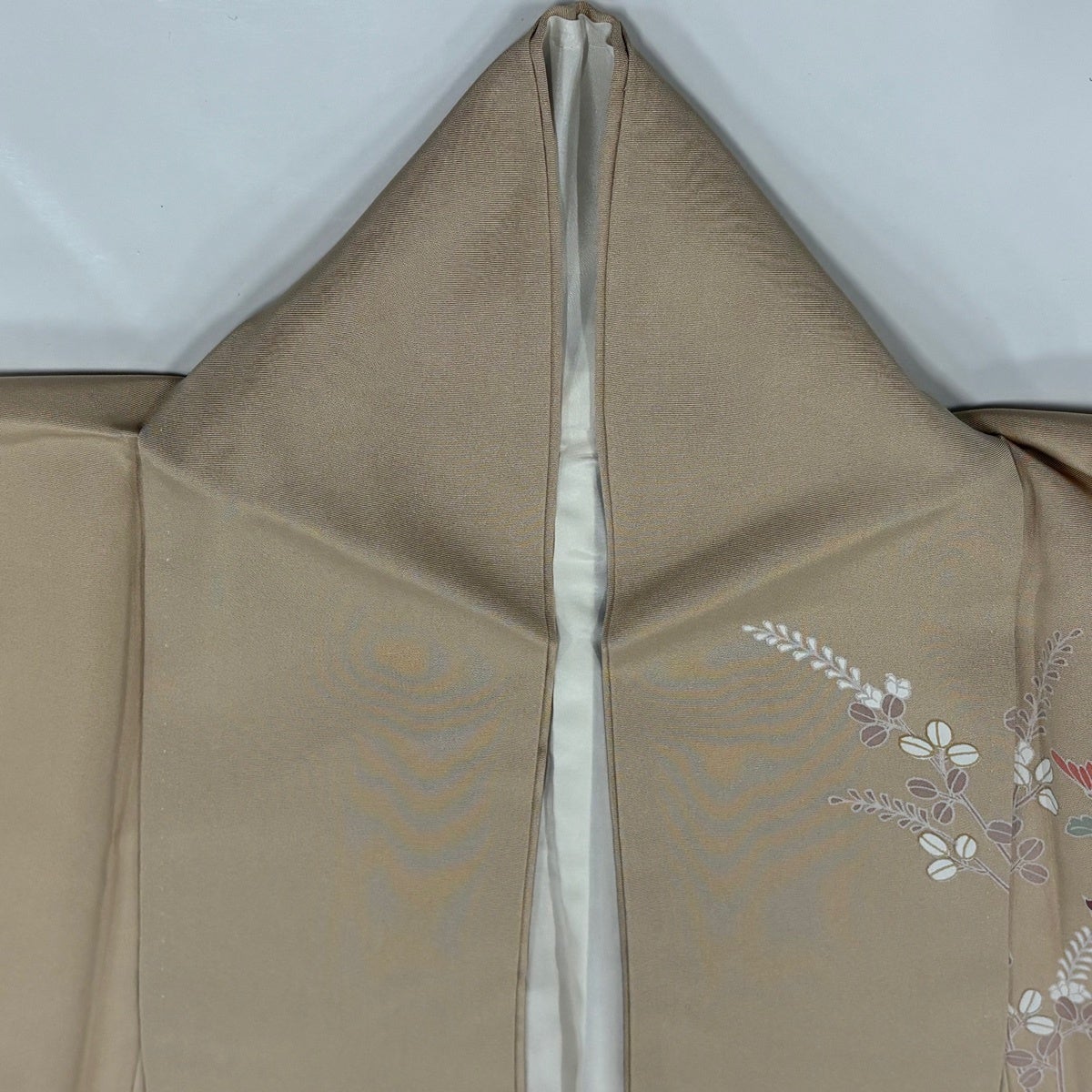 美品】 訪問着 身丈154.5cm 裄丈62cm S 袷 草花 萩 金銀彩 ぼかし